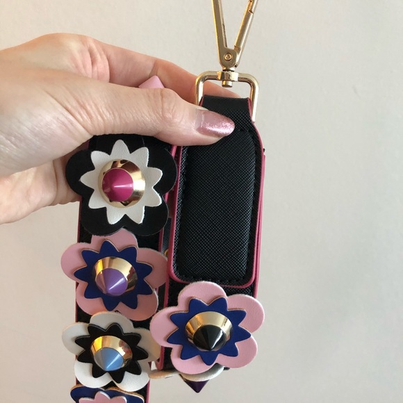 Multicolour Floral Strap in Black - Picture 2 of 6